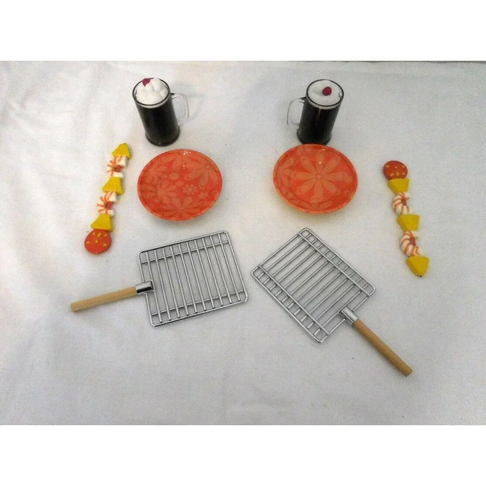 American Girl Julies Birthday‎ Goodies Grill tops Kabobs Floats Plates